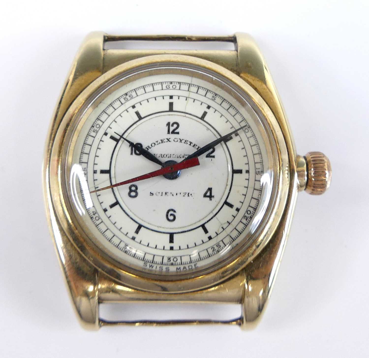 Lot 2595 - A Rolex 9ct gold Oyster Chronometer Scientific...