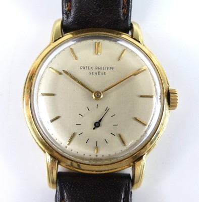 Lot 2549 - A Patek Philippe 18ct gold Calatrava...