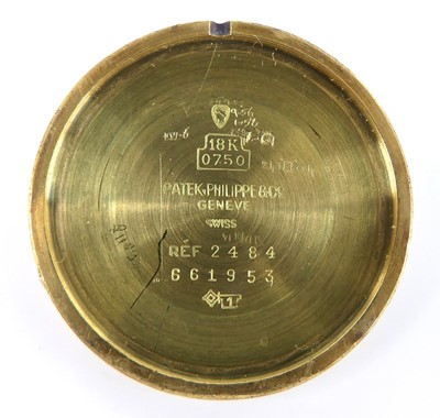 Lot 2549 - A Patek Philippe 18ct gold Calatrava...
