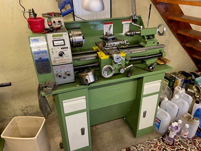 Lot 32 - A Warco WM250V-F 230v single phase lathe,...