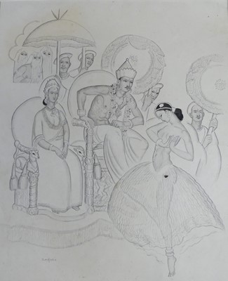 Lot 1047 - Cecil Mary Leslie (1900-1980) - Indian scene,...