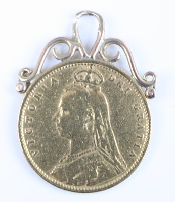 Lot 2184 - Great Britain, 1890 gold half sovereign,...