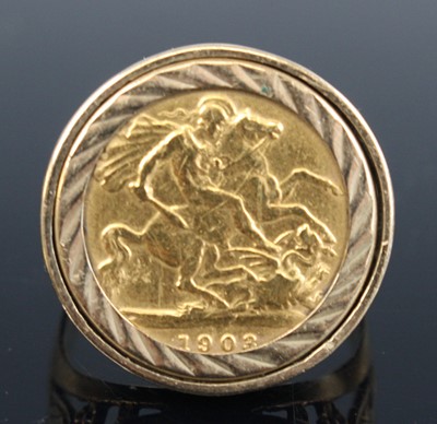 Lot 2180 - Great Britain, 1903 gold half sovereign,...