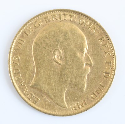 Lot 2253 - Great Britain, 1908 gold half sovereign,...
