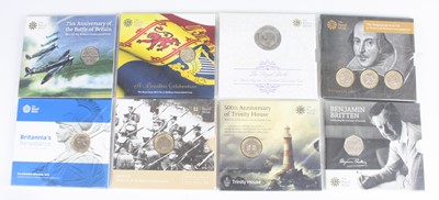 Lot 2148 - The Royal Mint, a collection of BUNC coins to...