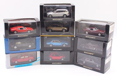 Lot 792 - Minichamps 1/43 scale models group of 10 to...