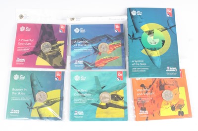 Lot 2153 - The Royal Mint, a collection of five RAF...