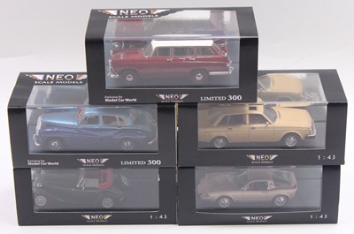 Lot 841 - Neo 1/43 scale group of 5 Limited Edition...