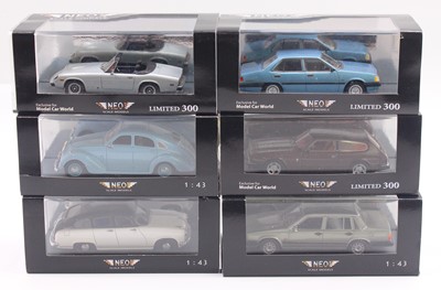 Lot 842 - Neo 1/43 scale models group of 6 to include...