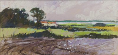 Lot 285 - John Tookey (b.1947) - East Anglian landscape,...