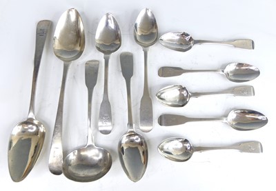 Lot 2044 - A collecton of 19th century Irish silver...