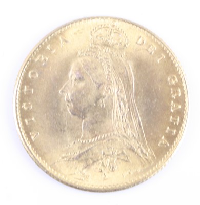 Lot 2224 - A jewellers copy of an 1887 gold half...