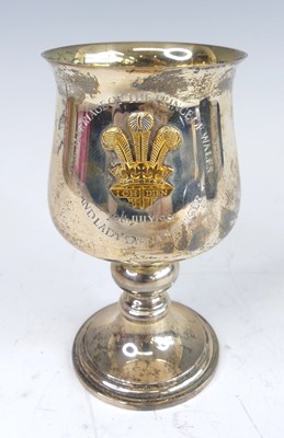 Lot 125 - A silver limited edition commemorative wedding...