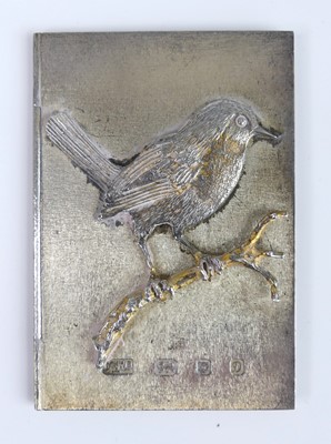 Lot 119 - A 1970s silver calling card case, having...