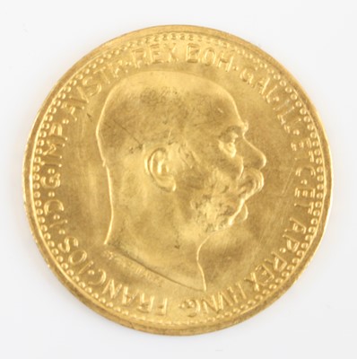 Lot 2231 - Austrian Empire, 1912 gold 10 Corona, obv:...