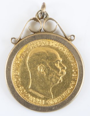 Lot 2406 - Austrian Empire, 1910 gold 10 Corona, obv:...