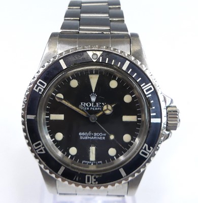 Lot 2778 - A Rolex Oyster Perpetual Submariner stainless...