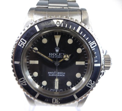 Lot 2778 - A Rolex Oyster Perpetual Submariner stainless...