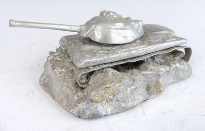 Lot 198 - Modern British school - cast aluminium model...