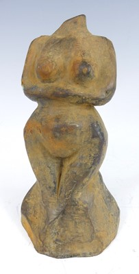 Lot 199 - Early British School - female nude torso,...