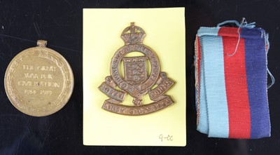 Lot 3229 - A WW I Victory medal, naming 117053 GNR. A.R....