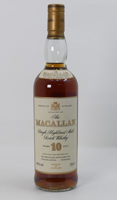Lot 1461 - The Macallan 10 year old single Highland malt...