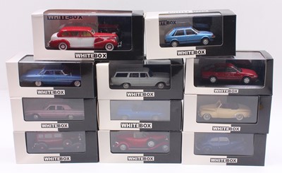 Lot 796 - White Box 1/43 scale group of 11 cars to...