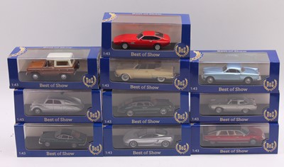 Lot 852 - Best of Show 1/43 scale group of 10 modern...