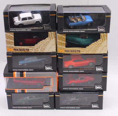 Lot 806 - Ixo 1/43 scale group of 10 cars to include a...