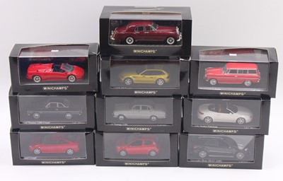 Lot 794 - Minichamps 1/43 scale group of 10 cars to...