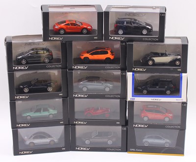 Lot 824 - Norev 1/43 scale diecast cars to include a...
