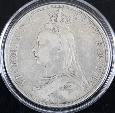 Lot 2205 - Great Britain, 1889 crown, Victoria jubilee...
