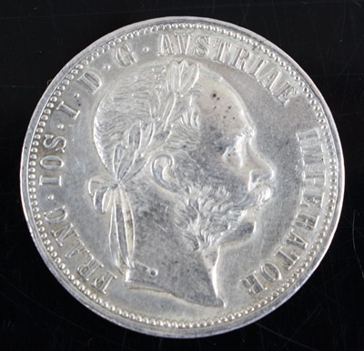 Lot 2216 - Austrian Empire, 1888 1 florin, obv: Franz...