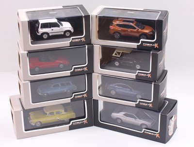 Lot 799 - Eight Ixo Premium X 1:43 scale die-cast cars...