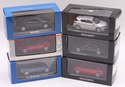 Lot 776 - Minichamps 1/43 scale group of 6 diecast cars...