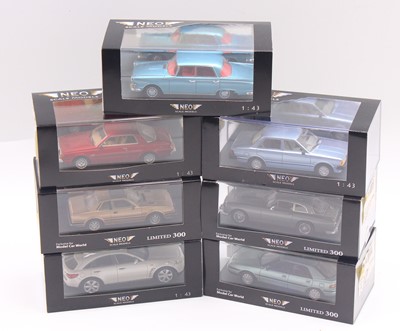 Lot 850 - Neo 1/43 scale group of 7 diecast cars to...