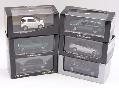 Lot 778 - Minichamps 1/43 scale group of 6 diecast cars...