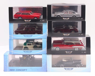 Lot 848 - Neo 1/43 scale group of 8 models to include a...