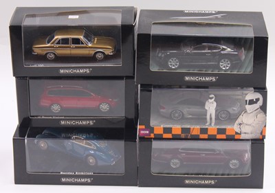 Lot 779 - Minichamps 1/43 scale group of 6 diecast cars,...