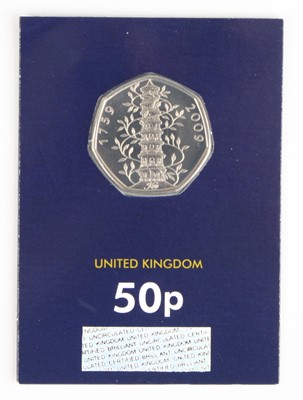 Lot 2498 - Great Britain, 2009 Kew Gardens 50 pence piece,...