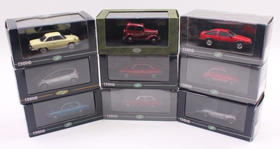 Lot 869 - Ebbro 1/43 scale group of 9 diecast cars to...
