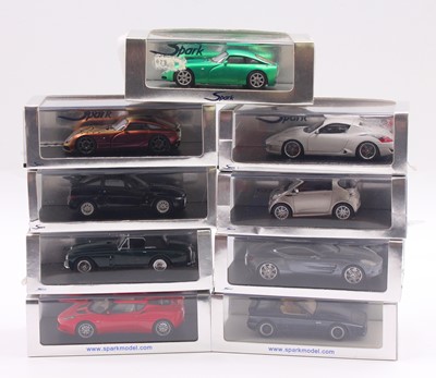 Lot 871 - Spark Models 1/43 scale group of 9 models to...