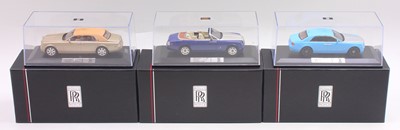 Lot 803 - Three Ixo Rolls Royce Special editions to...
