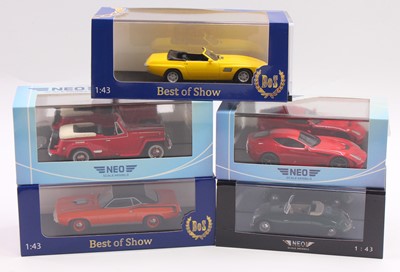 Lot 836 - Modern issue diecast 1/43 scale group of five...