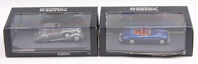 Lot 873 - Matrix Scale Models 1/43 scale group of two to...