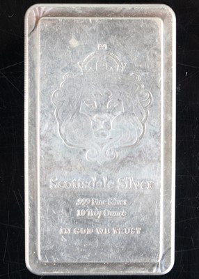 Lot 2209 - Scottsdale Silver, .999 Fine Silver 10 Troy...