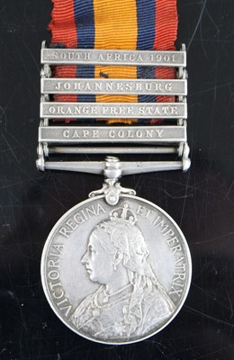 Lot 3002 - A Queen's South Africa Medal (1899-1902), 2nd...
