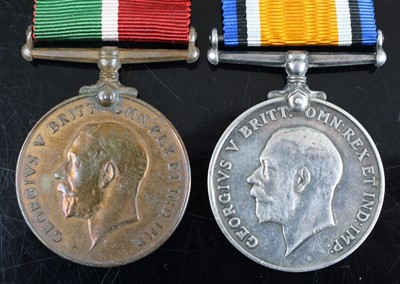 Lot 3021 - A pair of WW I British War and Mercantile...