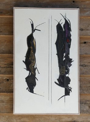 Lot 59 - Peter Jackson (1930-2019) - Divided Head, oil...