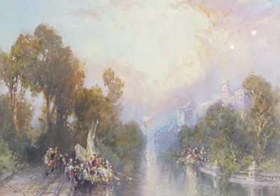 Lot 2245 - Frank Wasley (1848-1934) - View on the...